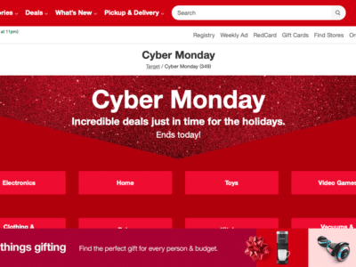Target Cyber Monday deals