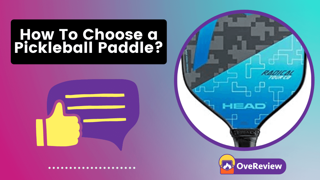 Three essentials to keep in mind before choosing a pickleball paddle in