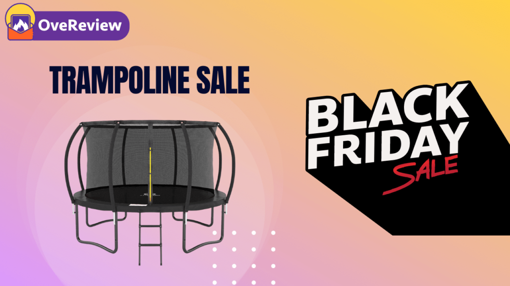 Trampoline On Black Friday during the sale